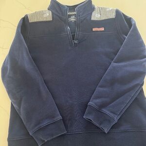 Vineyard Vines Boy’s 3/4 Zip Sweater Size L 14